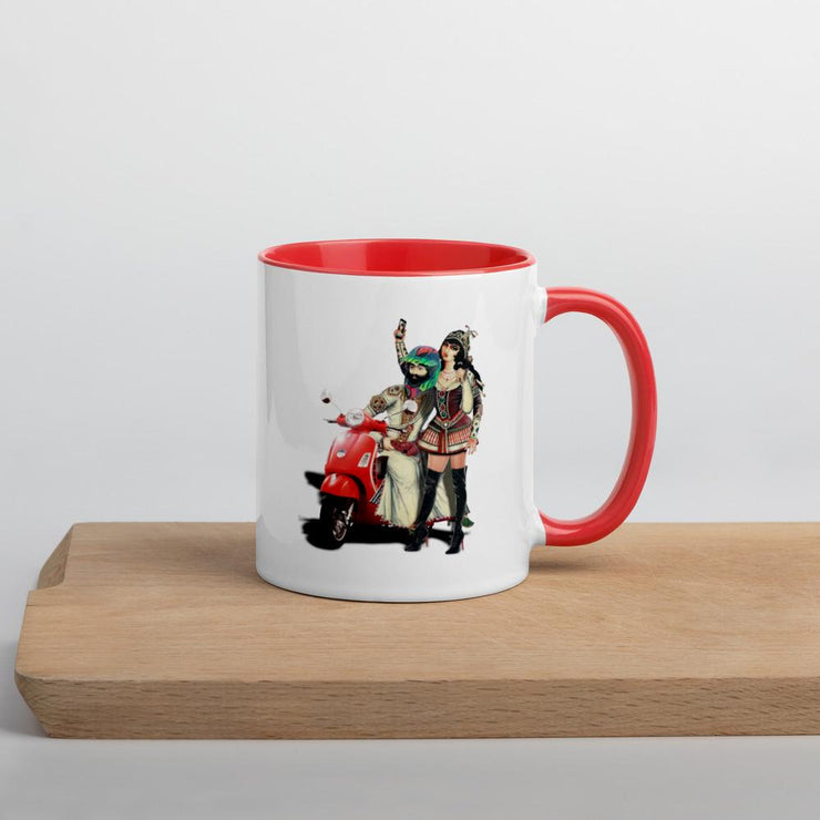 A Ride to Remember Mug with Color Inside - Persian Design Accessories & Home Decoration