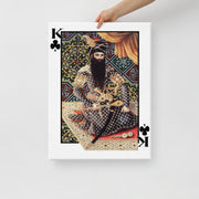 King of Clubs Canvas - Persian Design Accessories & Home Decoration