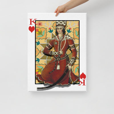 King of Hearts Canvas - Persian Design Accessories & Home Decoration