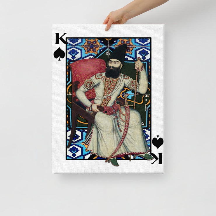 King of Spades Canvas - Persian Design Accessories & Home Decoration