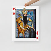 King of Diamonds Canvas - Persian Design Accessories & Home Decoration
