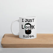 I Just Look Illegal Glossy Ceramic Mug - Persian Design Accessories & Home Decoration