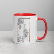 Khayyam Mug with Color Inside - Persian Design Accessories & Home Decoration
