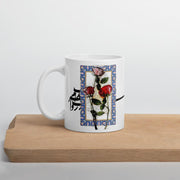 Rose Glossy Ceramic Mug - Persian Design Accessories & Home Decoration