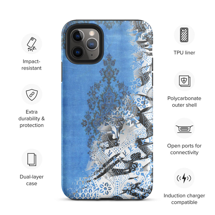 Blue Carpet Tough iPhone case - Persian Design Accessories & Home Decoration